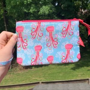 Simply Southern Pink and Blue Jelly Fish Wallet